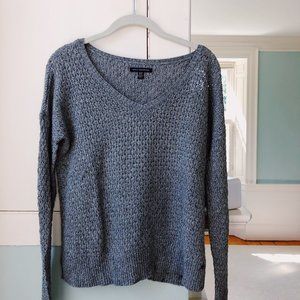 AEO: grey knit sweater